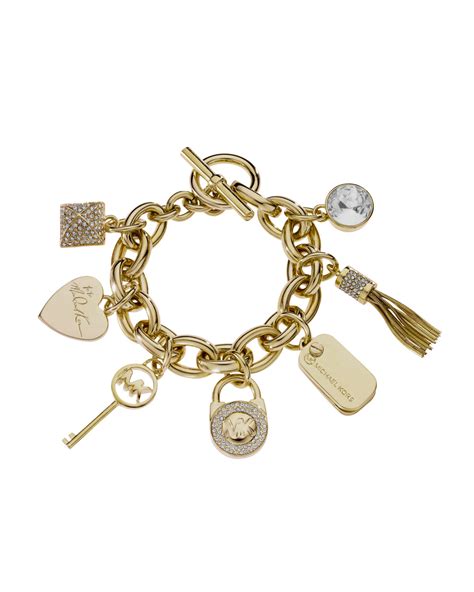 michael kors charm bracelet.